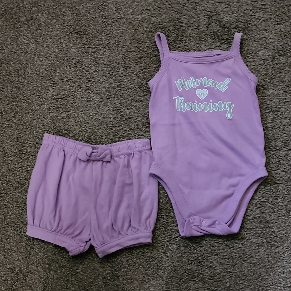 Girls purple 2 piece Granimals outfit